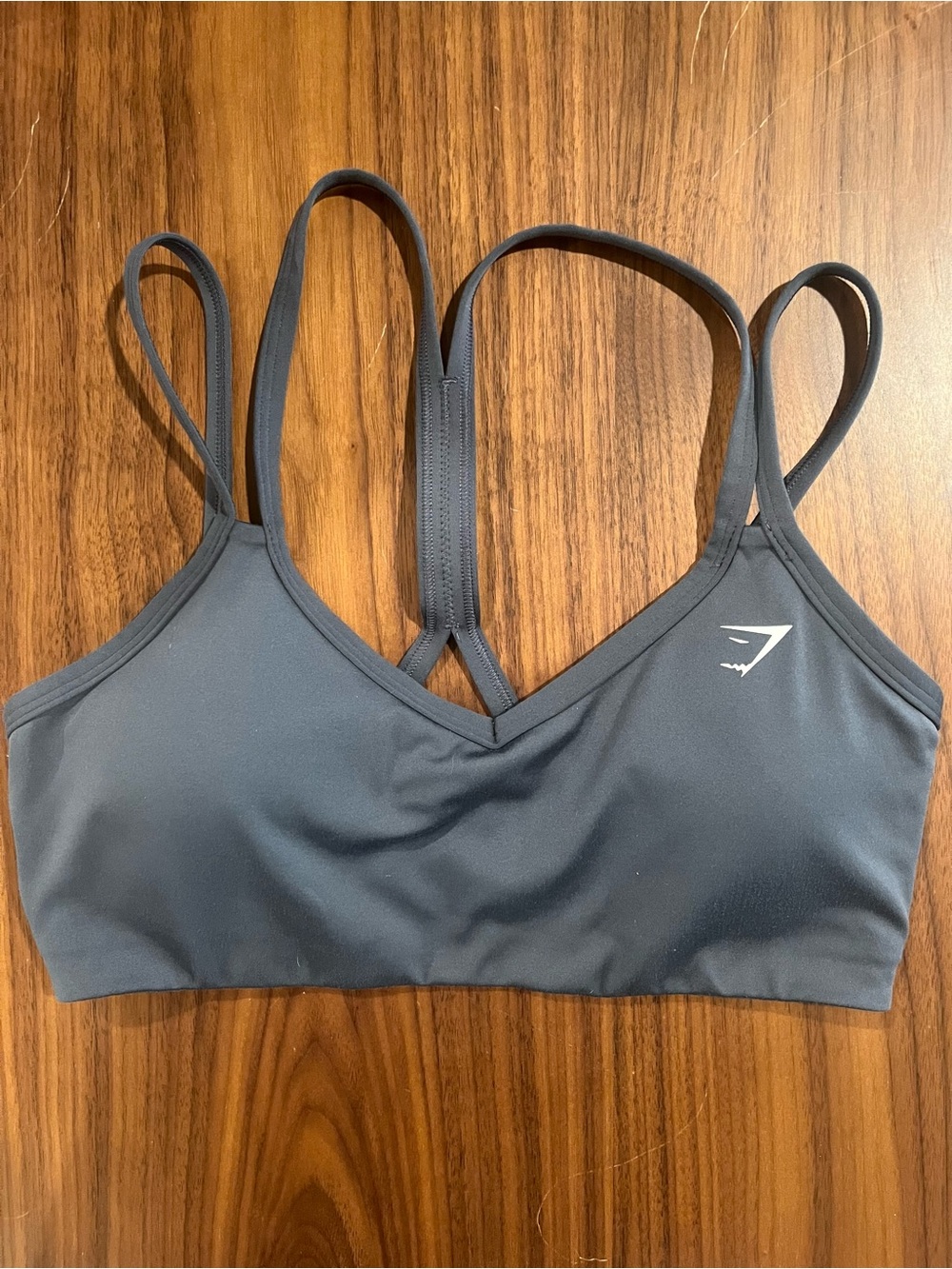 Gymshark Strap Feature Slate Teal Sports Bra